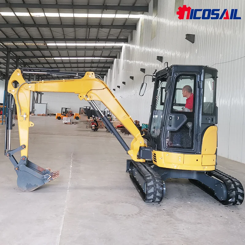 

OKW35 Home Machinery Mini Excavator Backhoe Excavator Loader Mini Digger 3 Ton Small Digging Machine for Sale