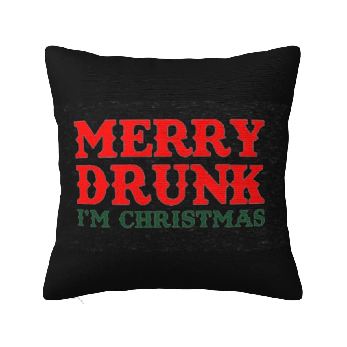 Merry Drunk Im Christmas Funny Punk Hip-Hop Newest Top Loose Children More Colors Punk Children Streetwear Pillow Case