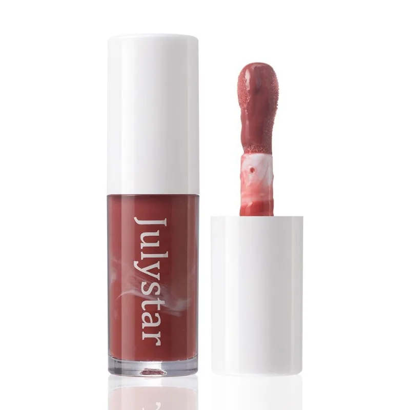 4,8 ml Water Light Jelly Gloss Spiegel-Lippenöl, Marmormuster, feuchtigkeitsspendende und feuchtigkeitsspendende Lippenglasur, klares, feuchtigkeitsspendendes Make-up