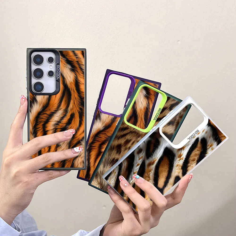 Wild Ocelot Pattern Leopard Print Case for Samsung Galaxy A07 A04 A04s A10 A20s A04e A05s A06 A50 A50s Shockproof Phone Cover
