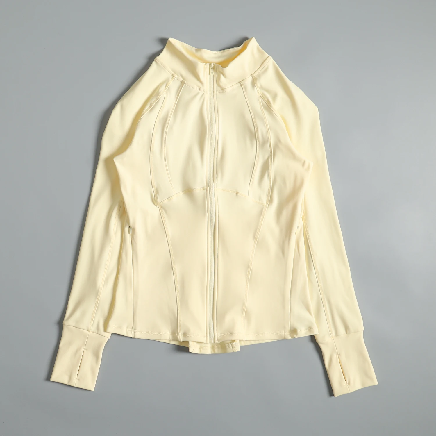 High-end sports coat for women in autumn and winter slim-fitting Pilates yoga wear professional running fitness cardigan