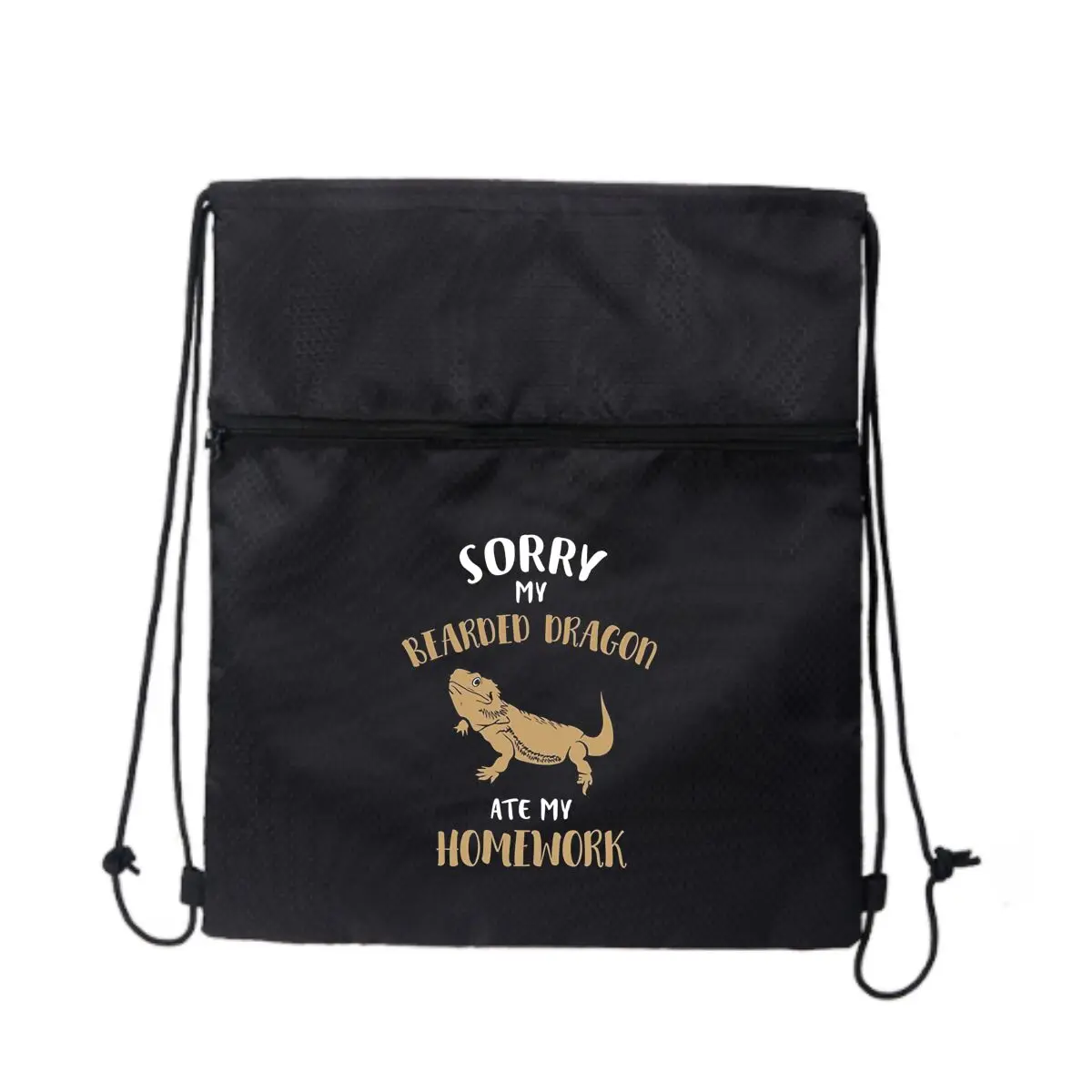 

Извините мой бородатый дракон Ate My Homework Design Essential Открытый рюкзак на молнии на шнурке для любителей активного отдыха