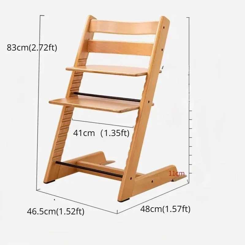 Montessori Solid Wood Adjustable Growth Chair Suitable for Infants Children,baby Furniture,Baby Camping Chair,baby Feeding