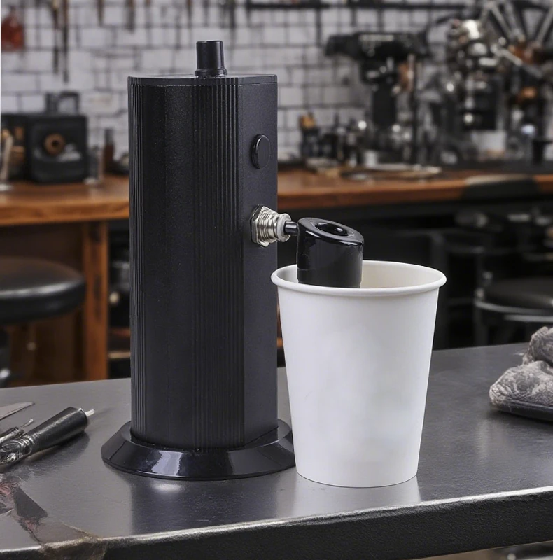 منظف إبرة الوشم من ييلونج، أداة إبرة غسالة الوشم التعريفي الأوتوماتيكية مع شفط قوي #6