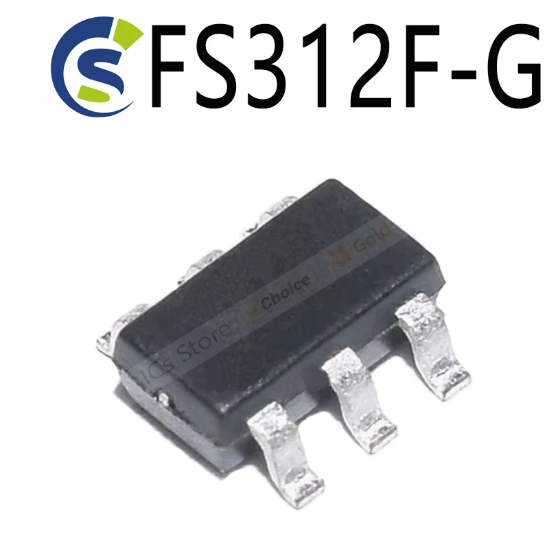 10PCS New and Original 312F SOT-23-6 FS312  One Cell Lithium-ion/Polymer Battery Protection IC FS312F-G