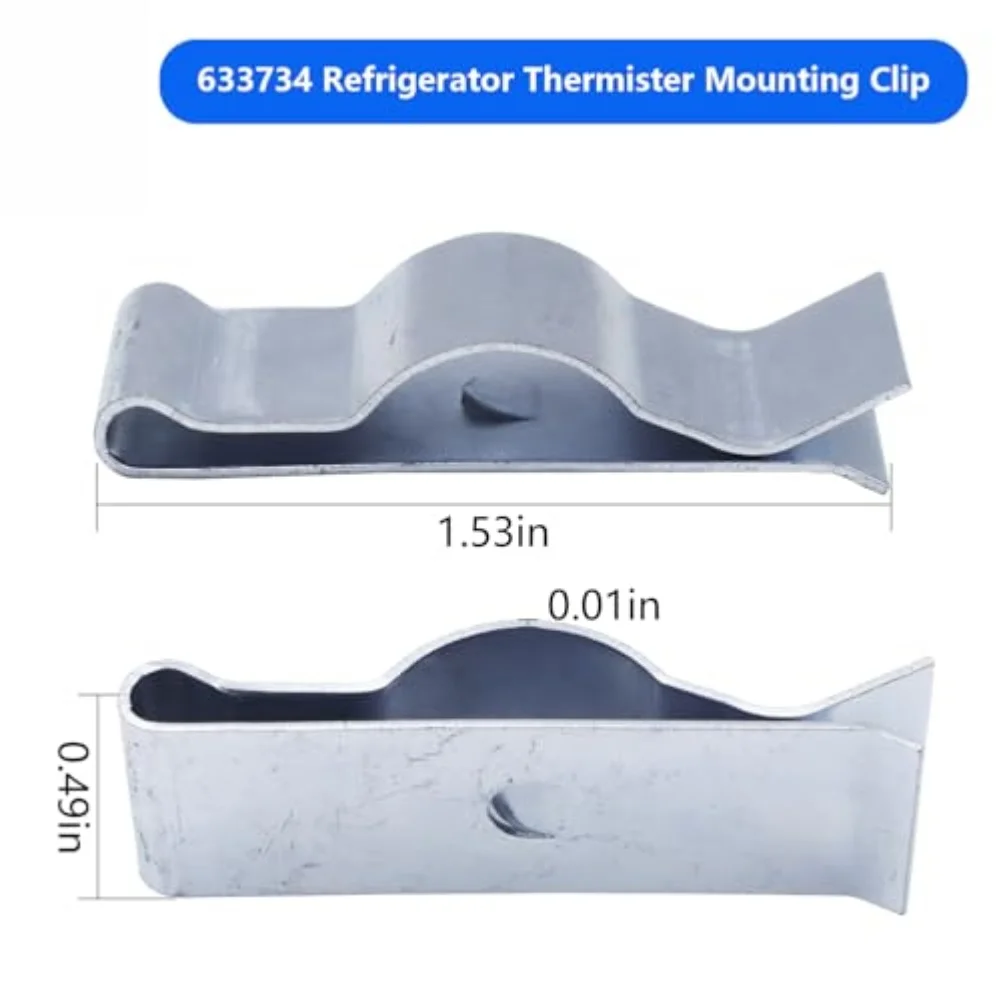 

4 шт. 633734 холодильники для автодома, монтажный зажим для термостера, зажим для холодильника для автофургона, замена для деталей холодильника для кемпера
