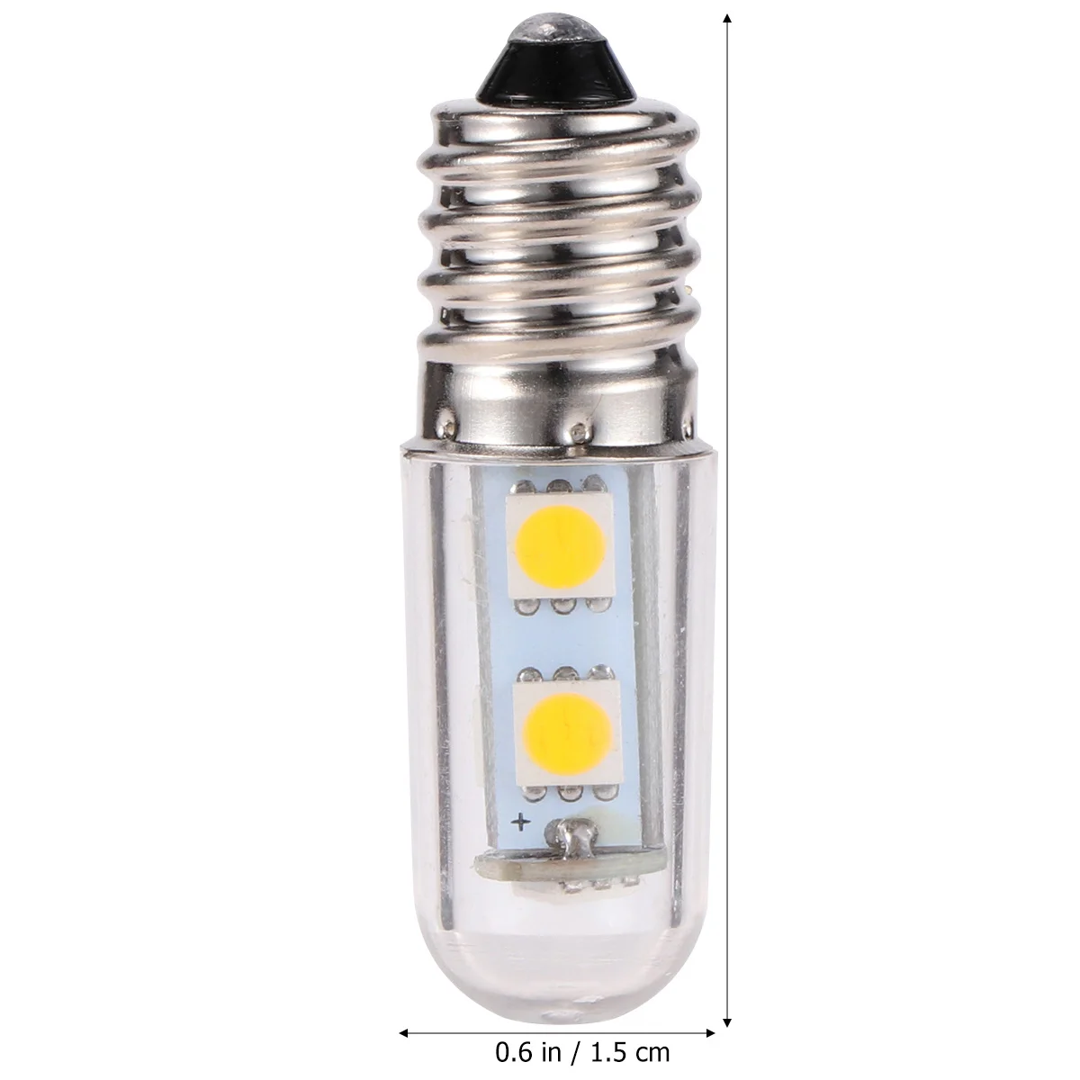 

2Pcs LED Refrigerator Light Bulbs E14 220V Warm White Long Lifespan Energy Saving Fridge Lamp for Chandelier Wall Sconce Pendant