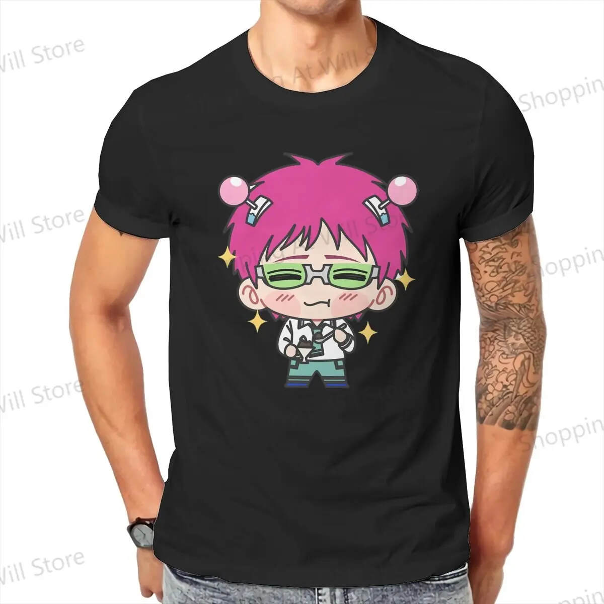Summer Men's and Women's T-shirts  The Disastrous Life of Saiki K Novelty Cool T-shirt Street Clothing S-6XL