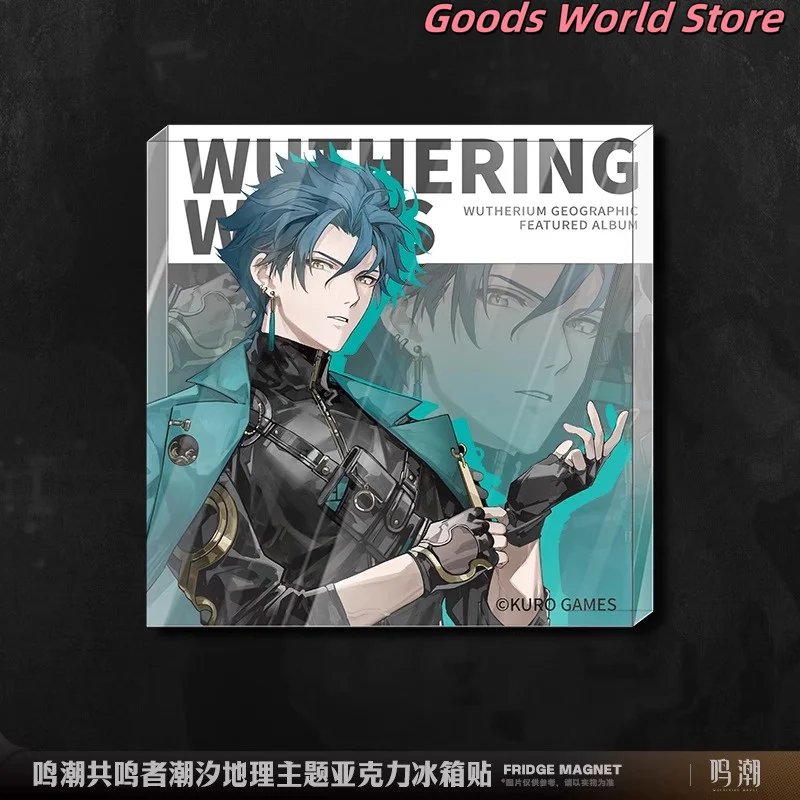 Original Wuthering Waves Figure Pendant Jiyan Jinhsi Jianxin Lingyang refrigerator magnet KuroGame Official Genuine Cosplay