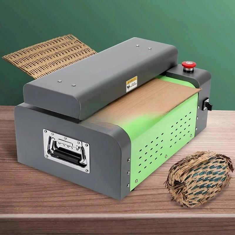 Cardboard Shredder Recyclable Waste Carton Box Cutter Cardboard Mesh Strip Express Packaging Corrugated Box Expansion Cutting