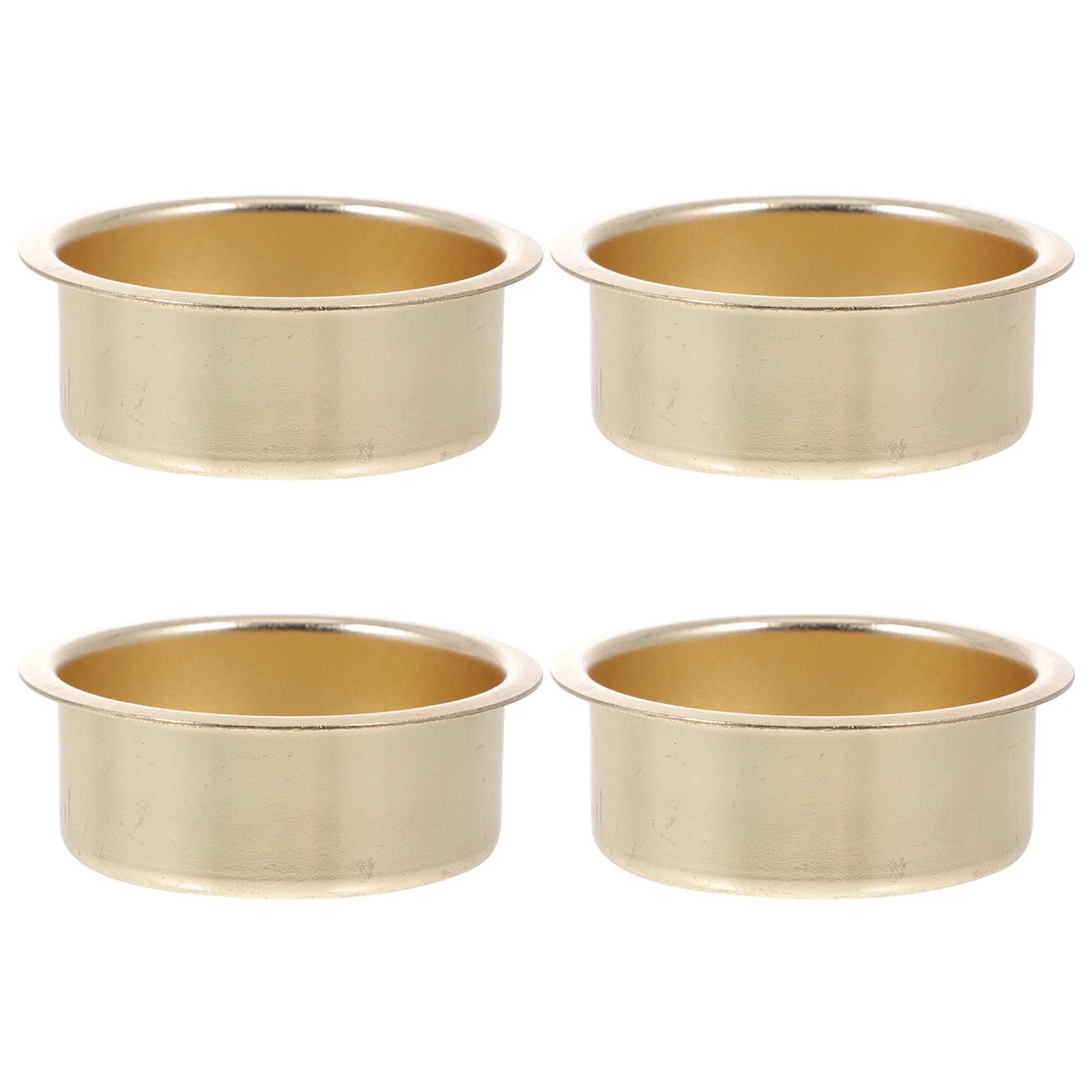 

4 Pcs Home Decoration Metal Cup DIY Candlesticks Creative Supply Desktop Cups Container Party Simple Mini Travel