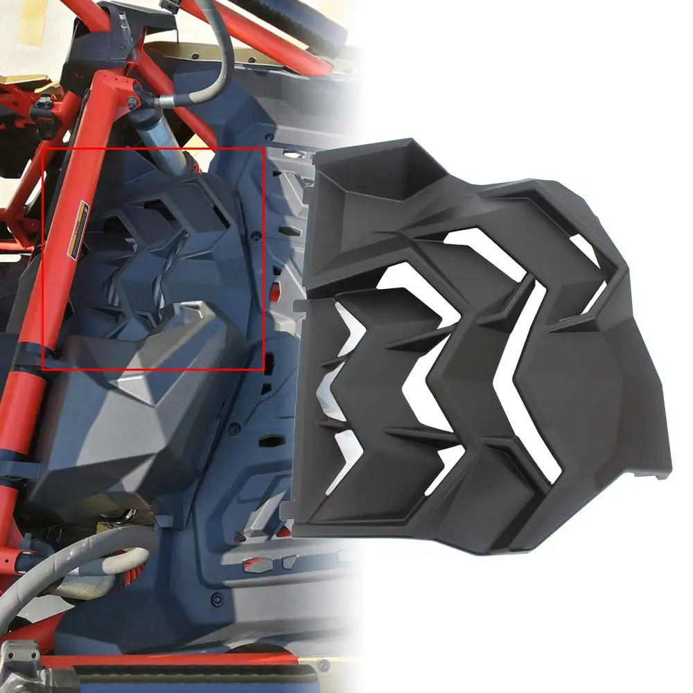 ATV UTV Accessories Rear Intercooler Duct Cover For Can-am Maverick X3 #705013757 Matte Black ABS Plastic Radiator Grille