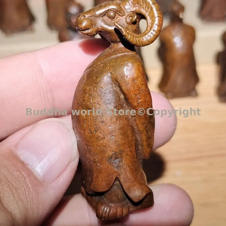 A set 12pcs TOP rare collection Asia Vintage bronze the twelve zodiac animals Portraits old chinese small ornament free ship