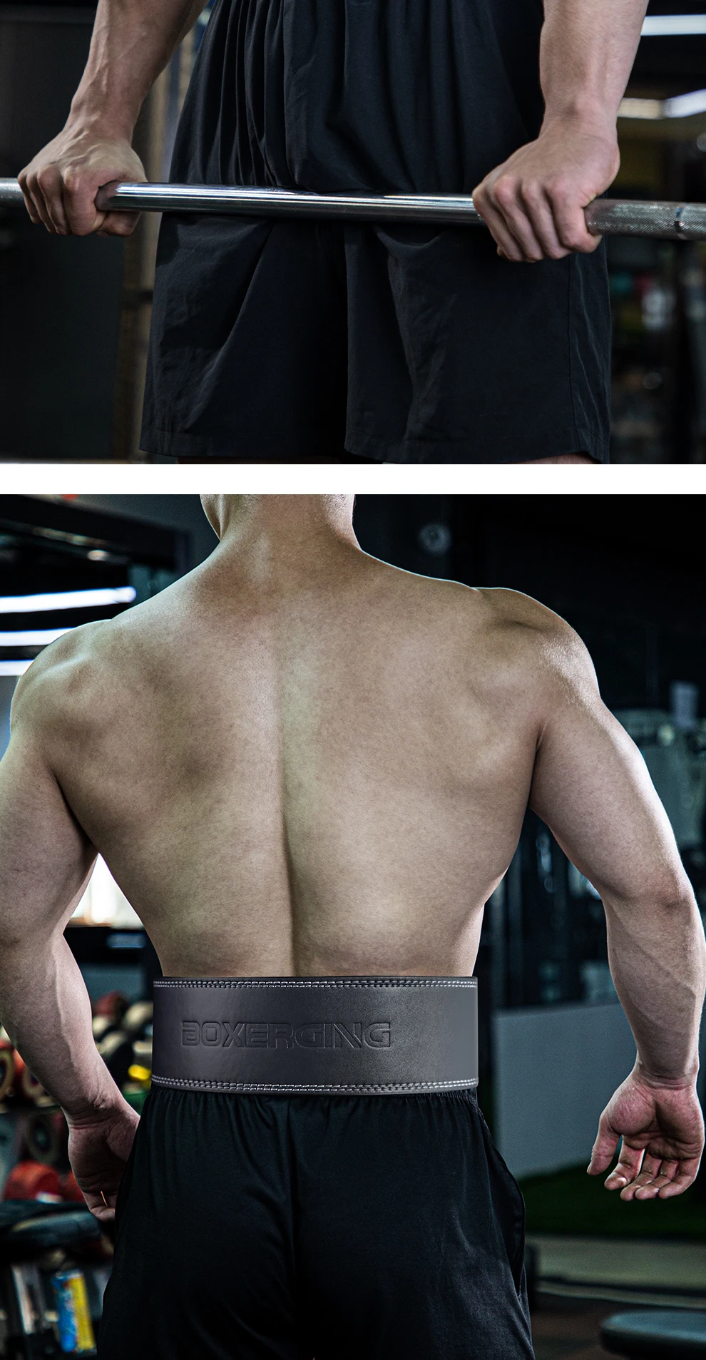 Verstellbarer Gewichthebergürtel, Hebel-Powerlifting-Gürtel, Fitnessstudio-Langhantel, Squat-Kreuzheben, Taillenstütze, Lendenwirbelstütze für Krafttraining – Detail 6