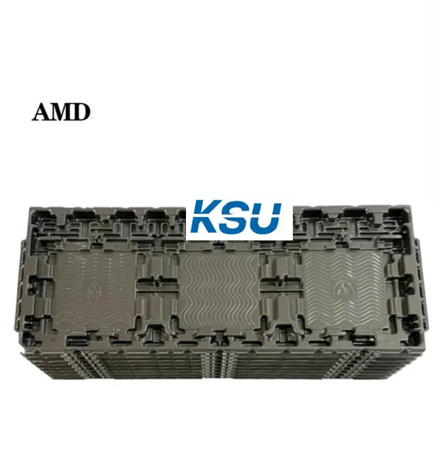 Caja de embalaje para CPU, soporte de caja de plástico AMD, 9XX4, SP5, TPC-21015