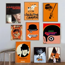 Classic Movie A Clockwork Orange Poster Sticky HD Quality Wall Art Retro Posters for Home Kawaii Room Decor