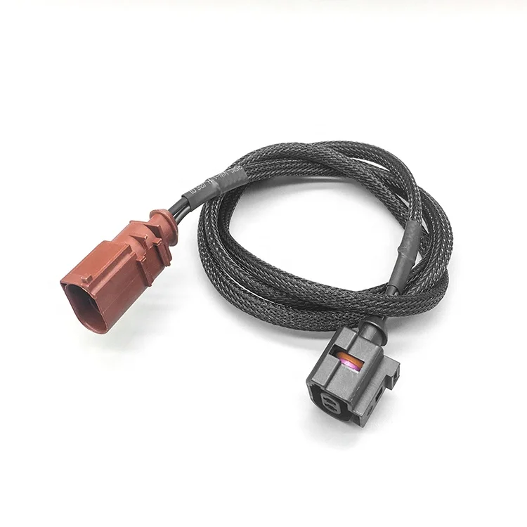 Arnés de cables automotriz personalizado para coche, conector macho y hembra, 2 pines, 1JO973722A, 1-1703543, 2