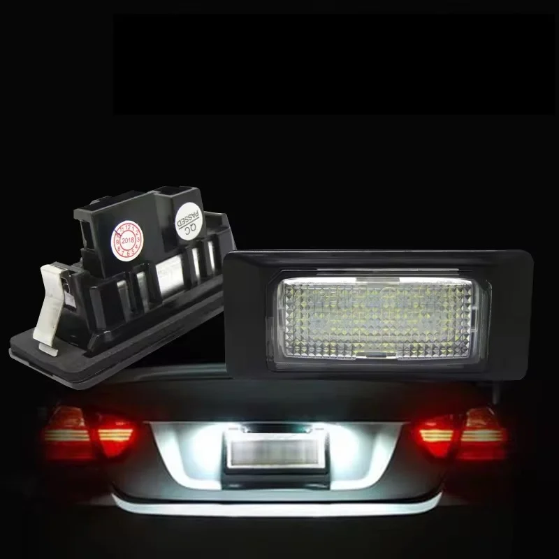 

2pcs No Error 12V LED License Number Plate Light Lamp For VW Tiguan Touareg Passat Caddy Golf Plus 6/7 Variant Polo Jetta Sharan