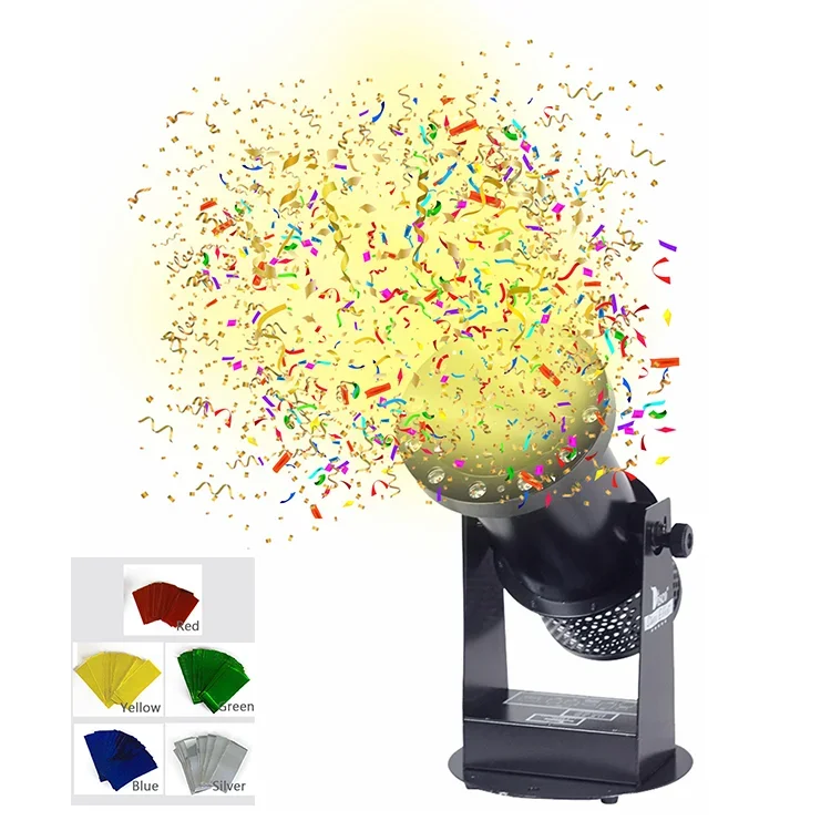 Powerful Confetti Cannon Confetti Blower Machine for Party Wedding Confetti Cannon With DMX512 Remote Control