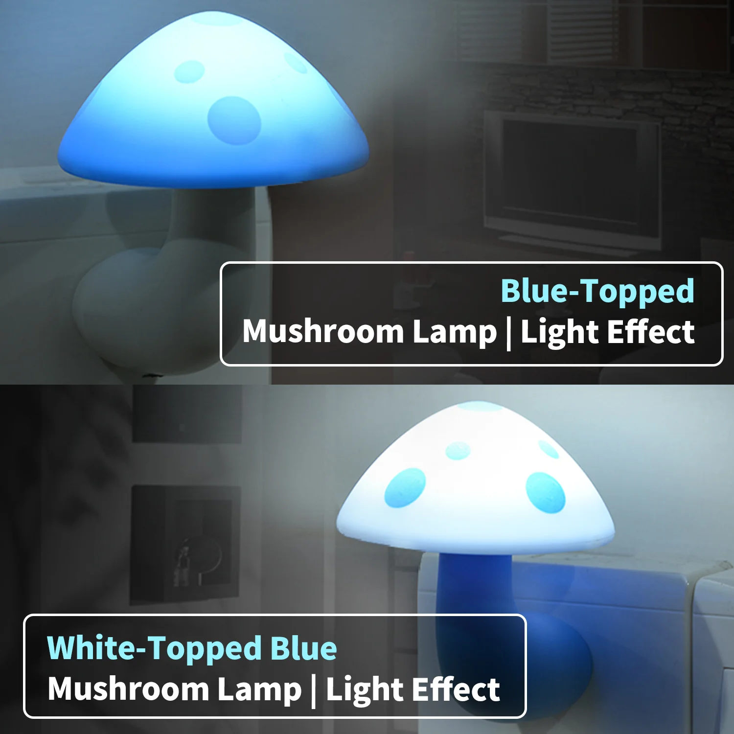 المكونات في أضواء الليل LED مصباح الغسق إلى الفجر الاستشعار المدخل المطبخ الحمام ديكور عيد الميلاد الخفيفة #5