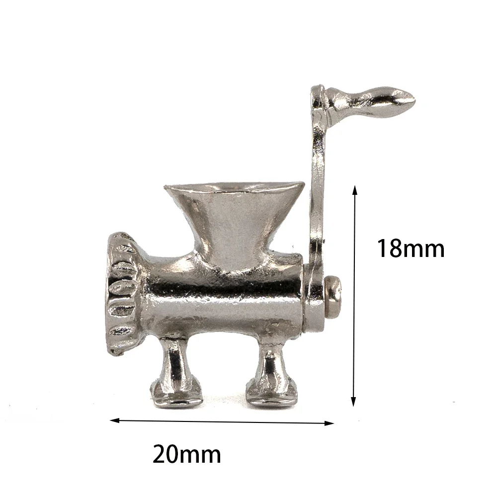 1 pz 1/12 accessori per casa delle bambole mini tritacarne chopper robot da cucina in miniatura modello giocattolo per la decorazione della casa delle bambole