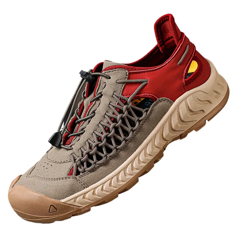 

Летние мужские сандалии из натуральной кожи, мужская повседневная обувь, уличные мужские кожаные сандалии для мужчин, пляжная обувь, мужская обувь в римском стиле