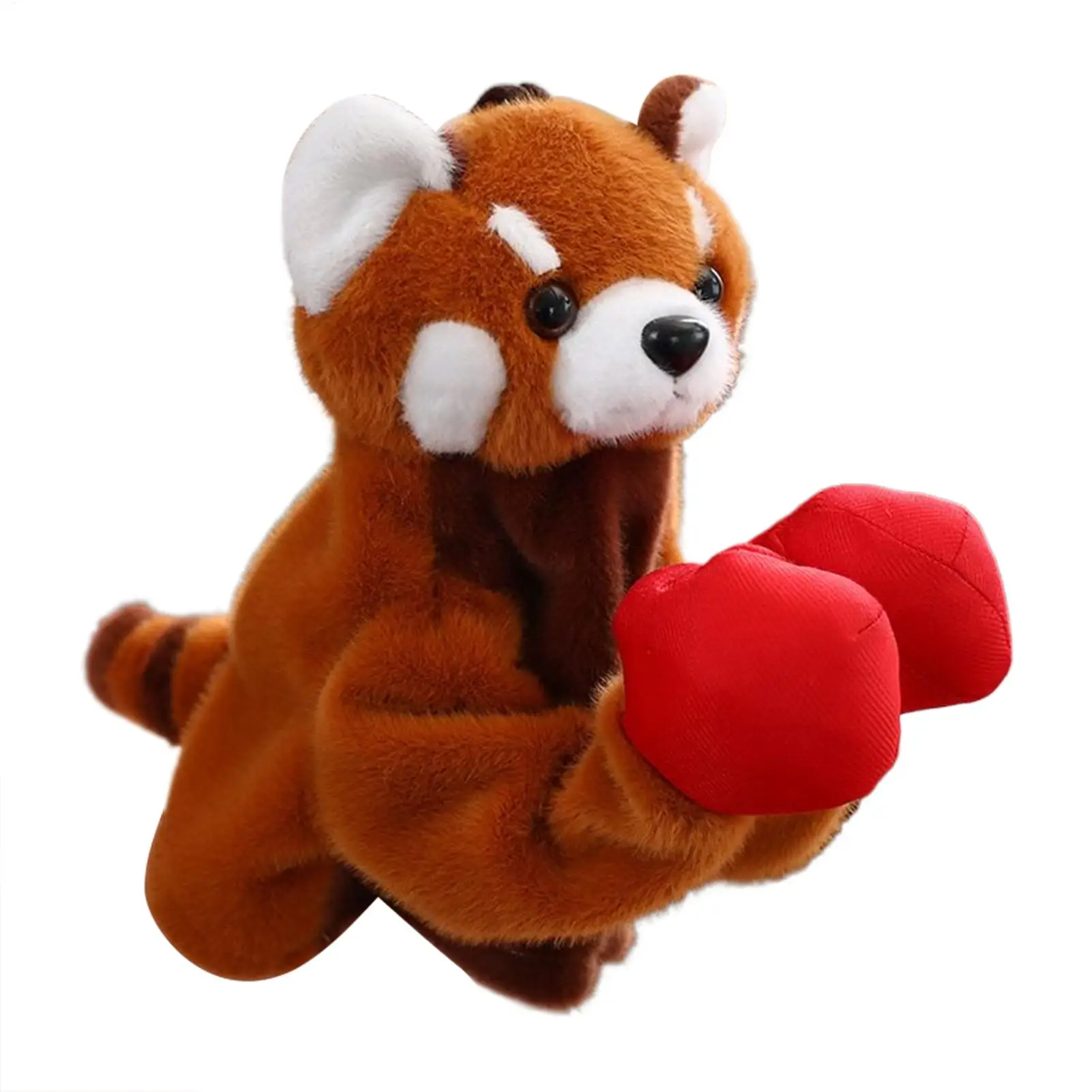 Hand Puppets Boxing Interactive Soft Toy with Extendable Arms Boxing Puppets for Educational Role Play Storytelling Birthday