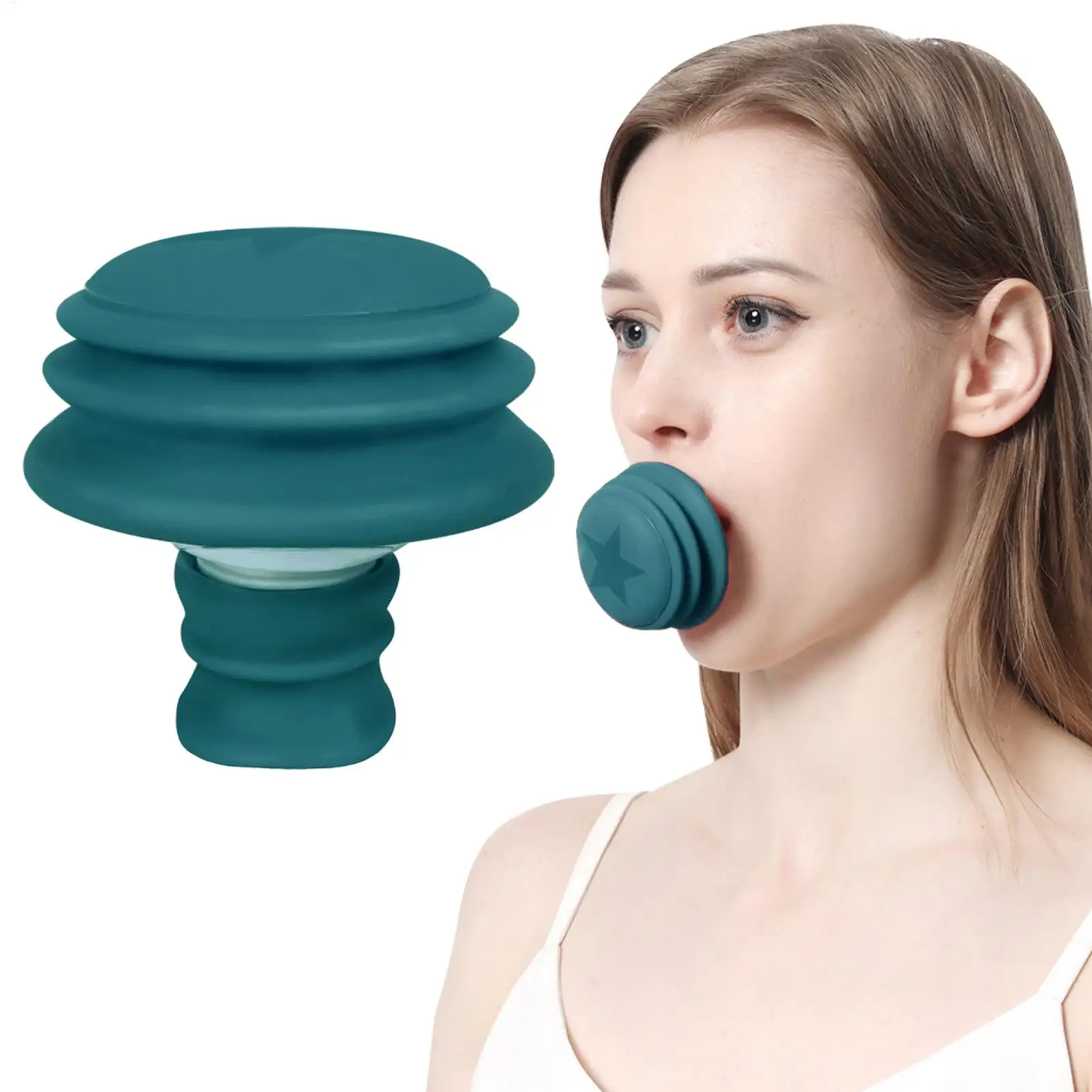 

Face Exerciser Jaw Face Neck Toning Exerciser Facial Yoga For Skin Tighten Face Trainer Double Chin Breathing Exercise Tool