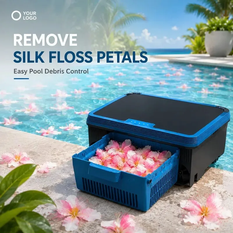 Pool Skimmer Vacuum for Inground Pools, REMOVE SILK FLOSS PETALS Factory Direct Supply