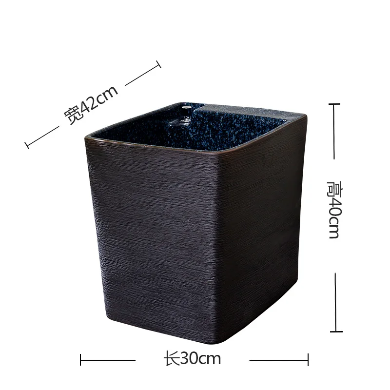 

Bathroom retro mop pool balcony outdoor outdoor courtyard pier ceramic art cloth mop basin