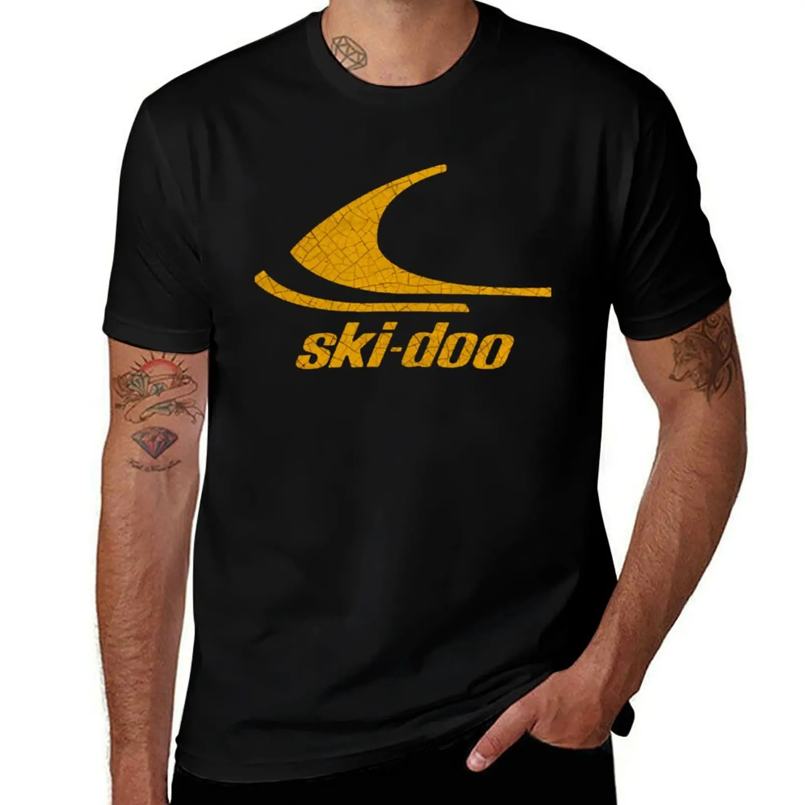 

Vintage 70's Bombardier Ski Doo T-Shirt man t shirts for men funny t shirts dark humor T-Shirt