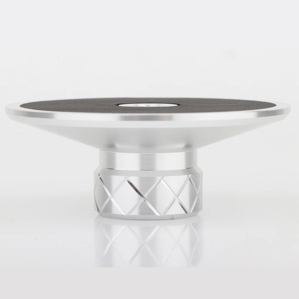 Professional Record Stabilizer Aluminum Magnesium Alloy Vinyl Record Weight Clamp Turntable Vibration Reducer Audio Disc
