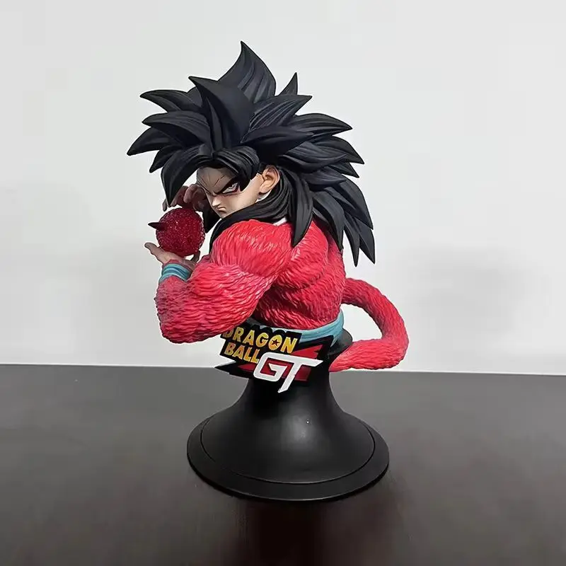 Nouveau 24 cm Dragon Ball Gt Ssj4 Goku végéta Figure Super Saiyan 4 Son Goku & Vegeta buste Pvc Statue Collection modèle jouet cadeau