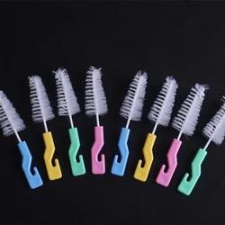 12/10/7Pcs Baby Bottle Brush Nipple Brush Set With Hook To Clean Small Nipple Brush Bottle Brush Kitchen Accessories Wholesale