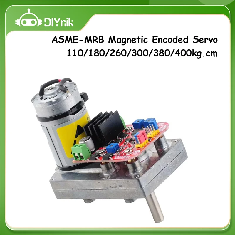 ASME-MRB 360 Degree Servo High-power High-torque Magnetic Encoded Steering Gear 110/180/260/300/380/400kg.cm for Robot RC Servos