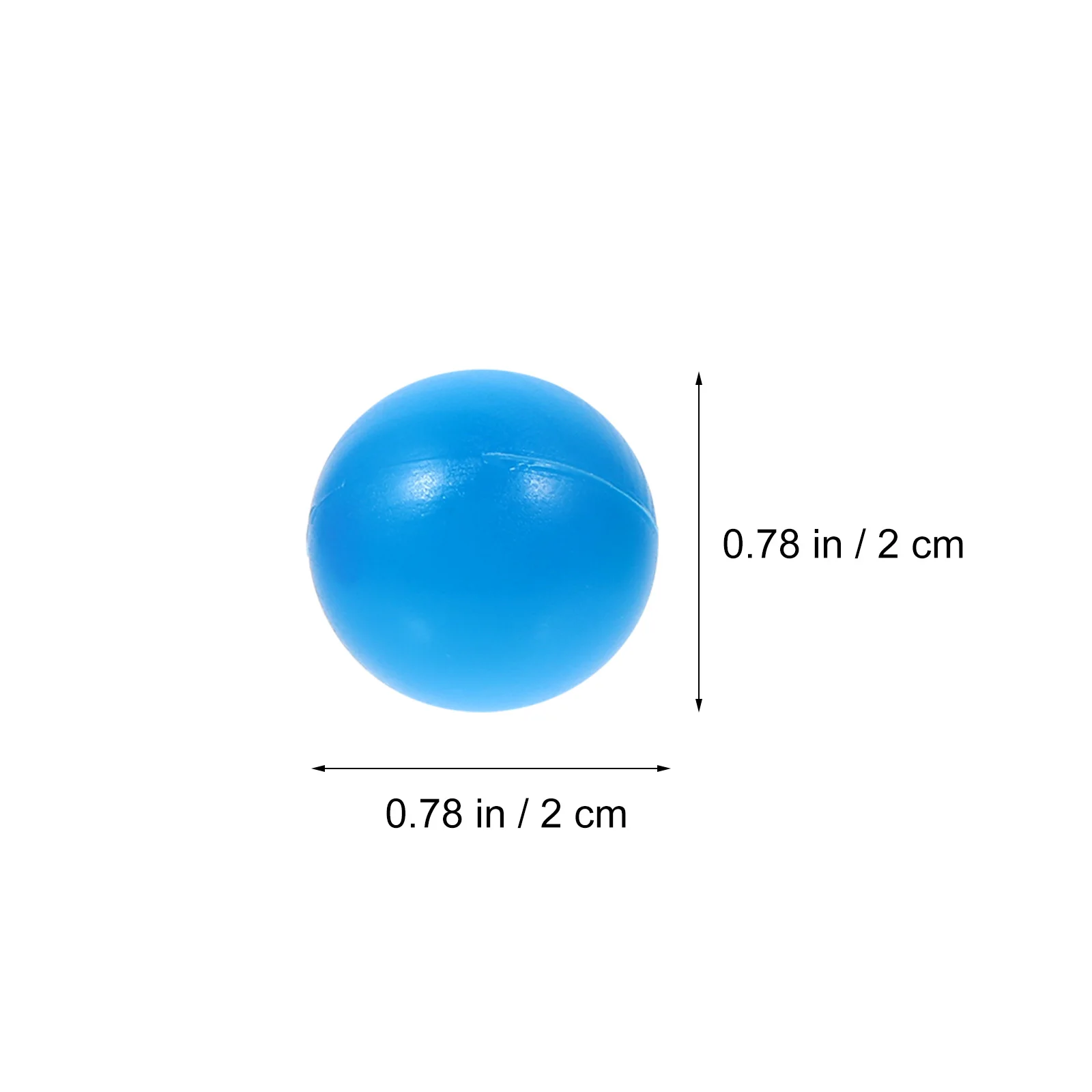 Sólido plástico bola brinquedo para crianças, matemática ensinando bola, pequeno brinquedo aprendizagem, 30 pcs