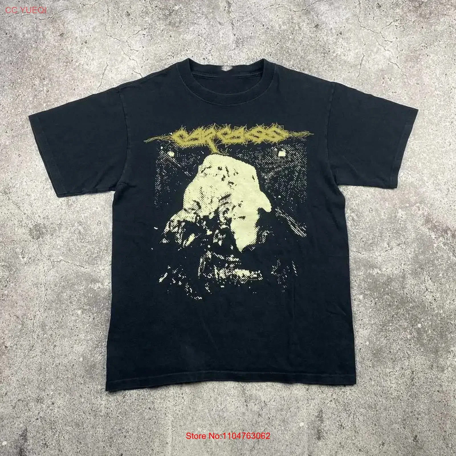 Carcass Band Symphonies of Sickness Anvil Tour T shirt S to 5XL NE405 vintage Washed streetwear Slightly Comfortable Stretched