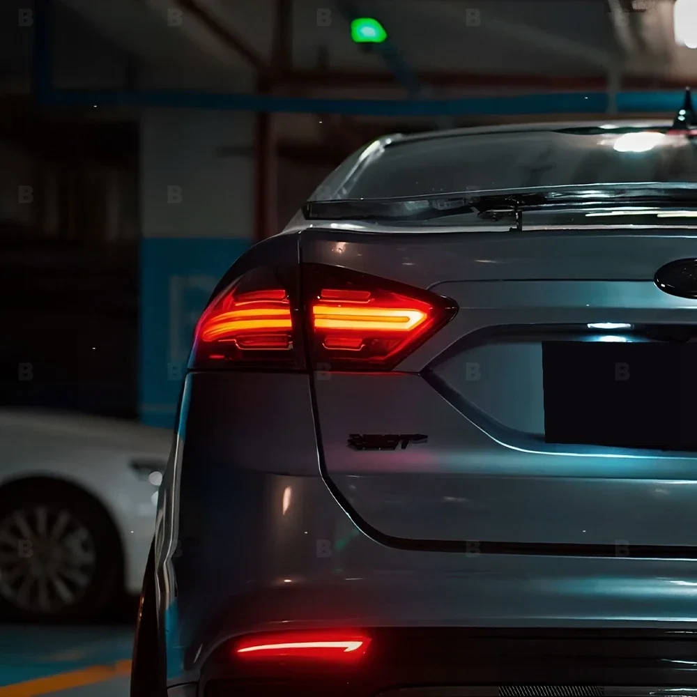 

Для Hyundai Tucson 2015-2018 автоматические задние фонари в сборе, обновление Porsche Style, светодиодный мигающий сигнал, автомобильные задние фонари, аксессуары