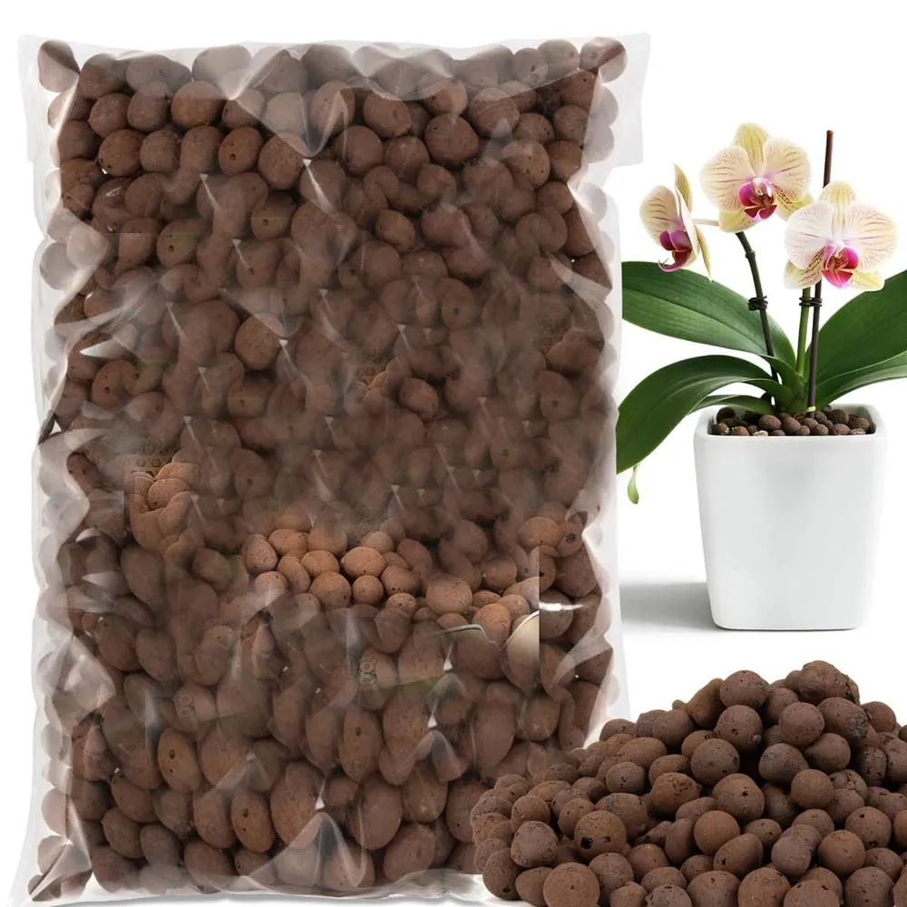 Leca الطين الحصى للنباتات كرات الطين للنباتات الحصى للنباتات الداخلية المائية تزايد البستنة الديكور Aquaponics