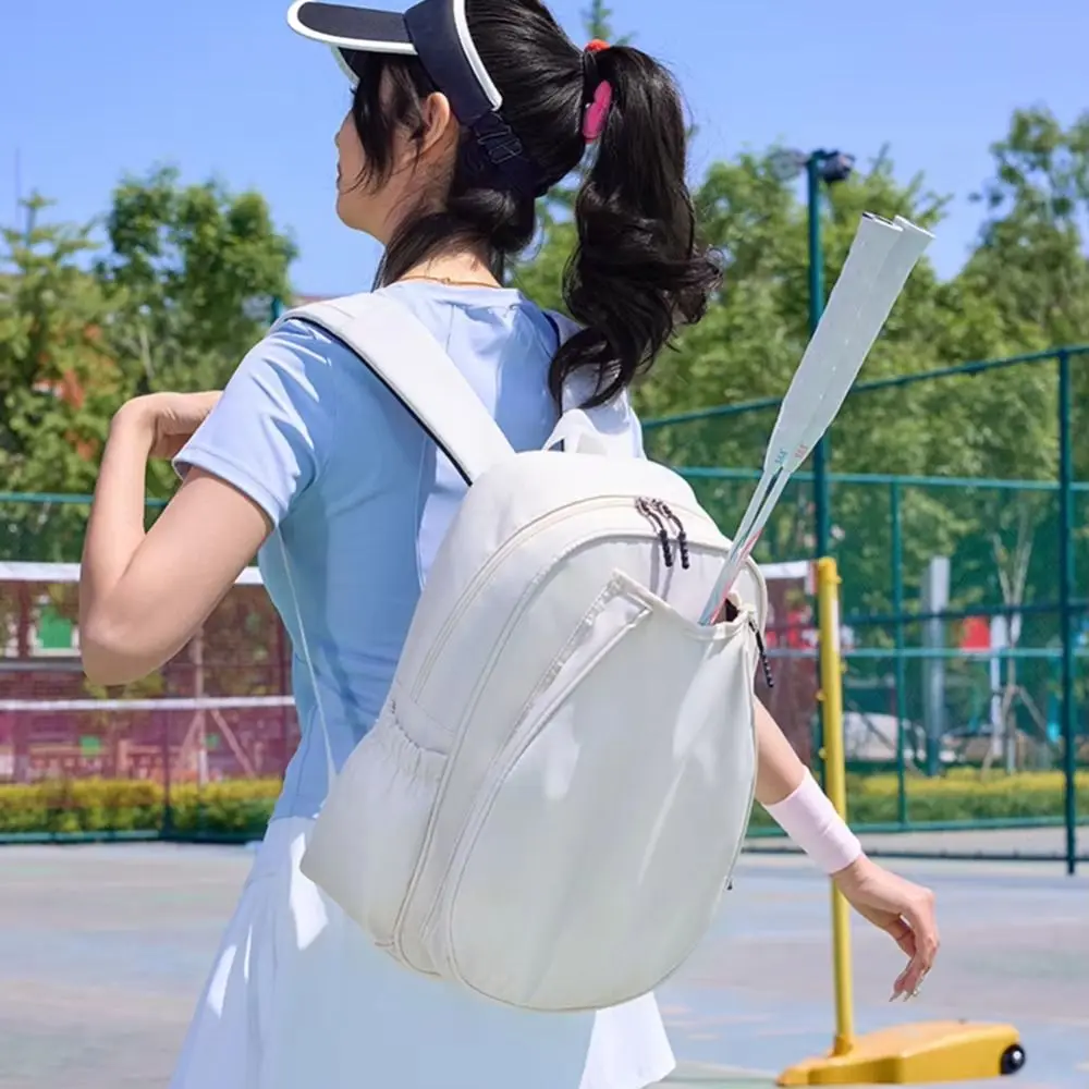 

Multifunctional Badminton Racket Backpack Large Capacity Waterproof Gym Fitness Pack Lightweight with Shoes Pocket Sports Bag