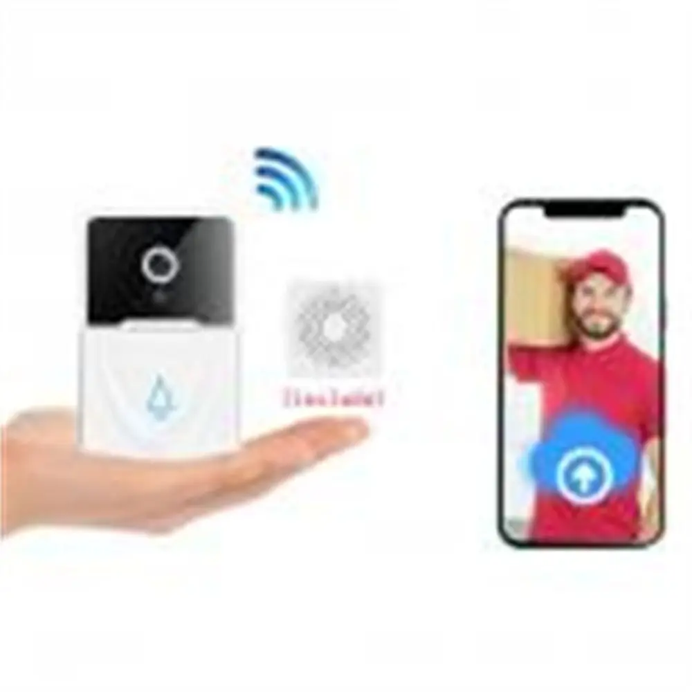 Wireless Night Vision Cam WiFi Video Doorbell Door Bell Ring Security Intercom Phone Camera Door Bell