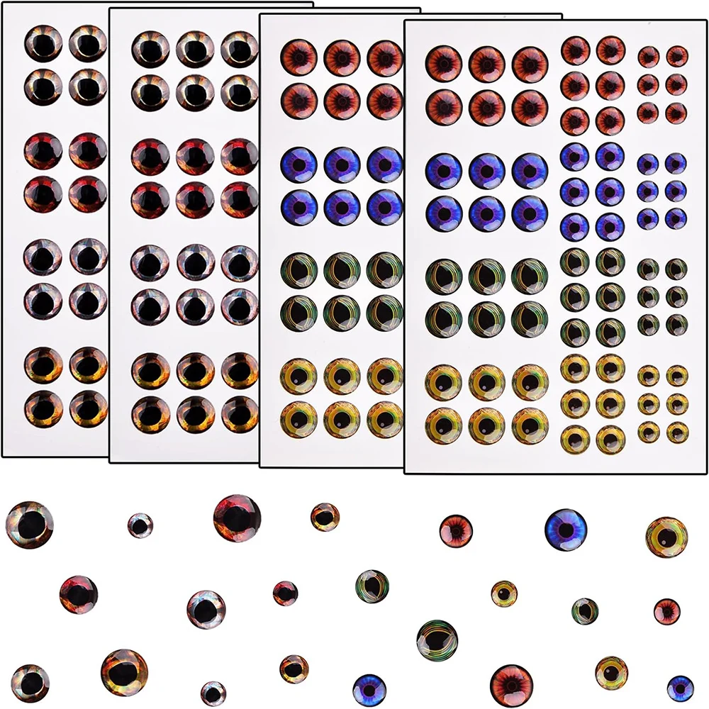 Ojos holográficos 4D/5D para señuelos de pesca con mosca - imagen 3