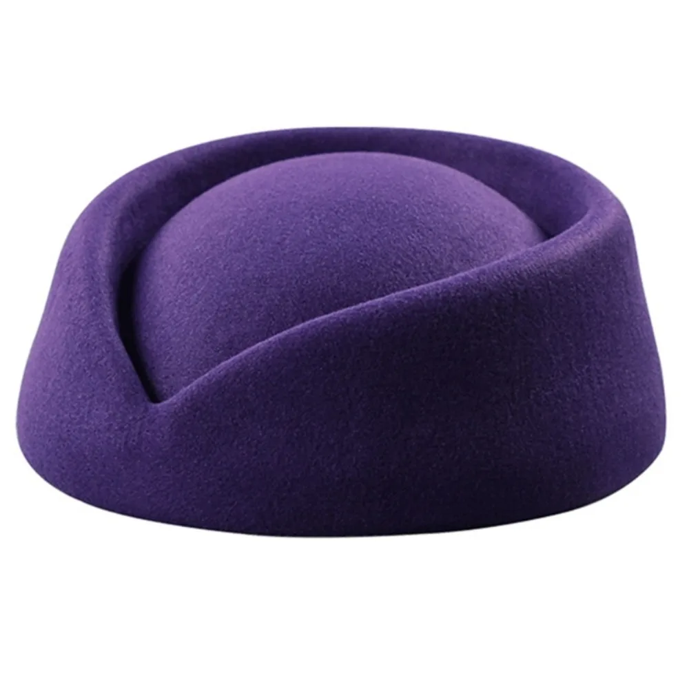 

Vintage Looking Flight Attendant Hat Pillbox Hat Teardrop Hat Airline Stewardess Caps Air Hostess Beret Hat
