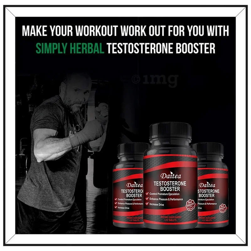 Strongest Testosterone Booster - Increase Strength, Stamina, Energy - Endurance Test Booster, Muscle Growth Improve Performance