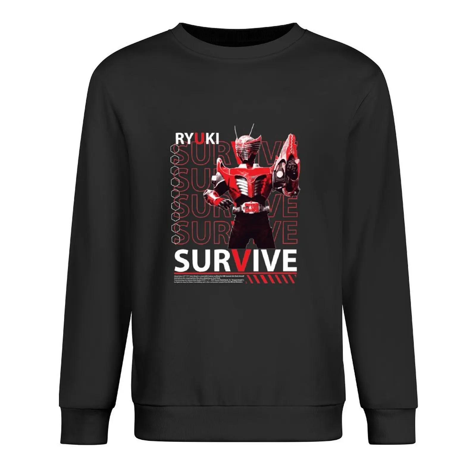 KAMEN RIDER RYUKI SURVIVE Jersey clásico ropa de otoño ropa de hombre conjunto de sudadera para hombre nuevo en sudaderas con capucha y sudadera