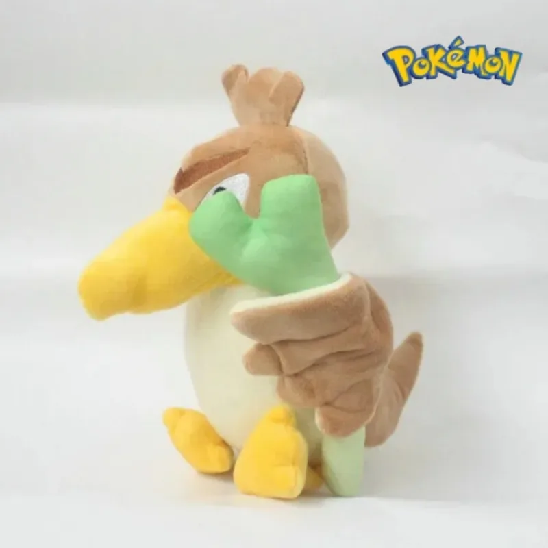 Jouet en peluche de dessin animé Pokémon Farfetch'd, figurine de canard d'oignon et de beurre, cadeau d'anniversaire pour les filles