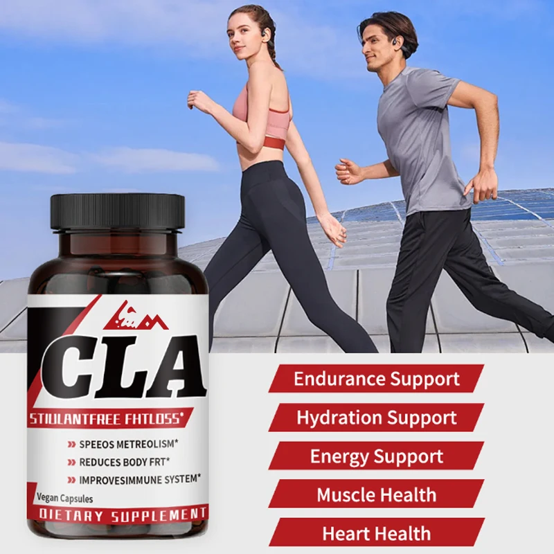 CLA Magnesium L-threonate for both men and women | Non GMO, soy and gluten (60 soft capsules)