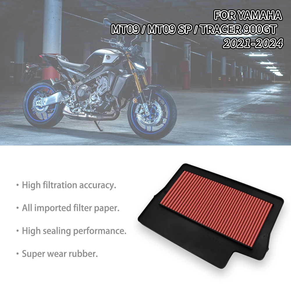 MT 09 MT09 High Flow Air Filter Element For YAMAHA MT-09 D Tracer GT Motorcycle Accessories 2021 2024