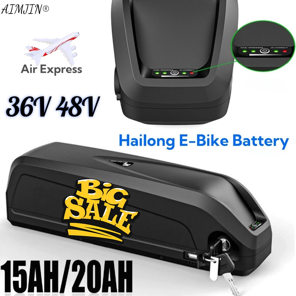 

Electric Bike Hailong Battery 36V 48v 20ah battery Bafang Motorcycle Conversion Kit with Charger