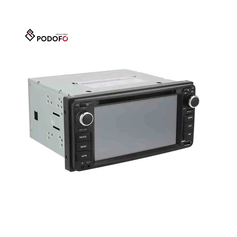 Podofo 2 Din Car DVD Player Car Stereo Car Radio Autoradio 6.2